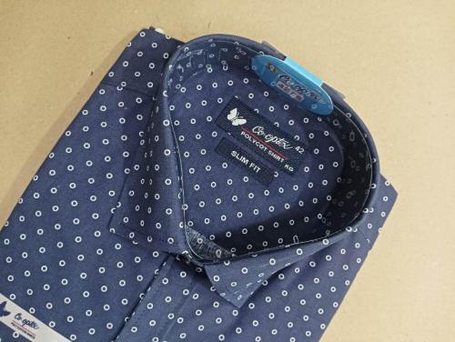 Polyester Cotton Plain Printed Slim Fit Shirts 40s CPx40s CP60 Cotton40 Polyester42 Fs